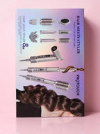 Airshot, All in 1 Hair Multi-styler | 8 Attachments | Curl, Smooth, Dry, Blow, Volume
