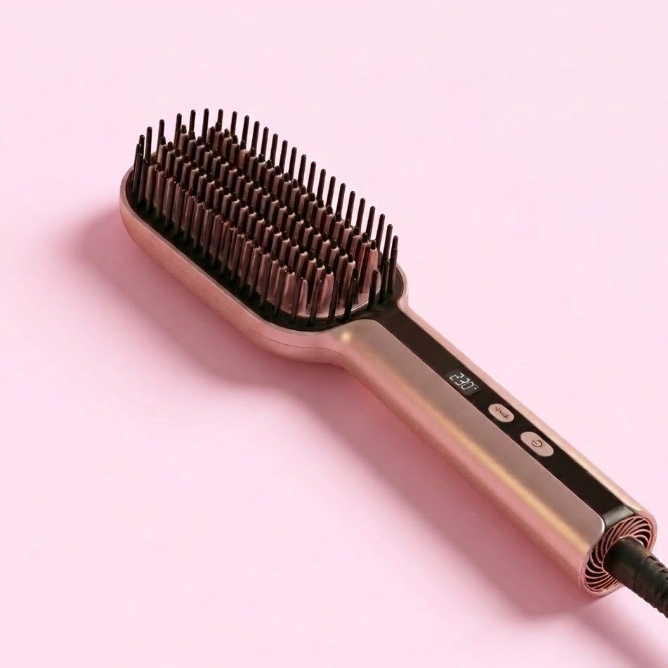 FrizzFix Ceramic Straightening Brush-June Release
